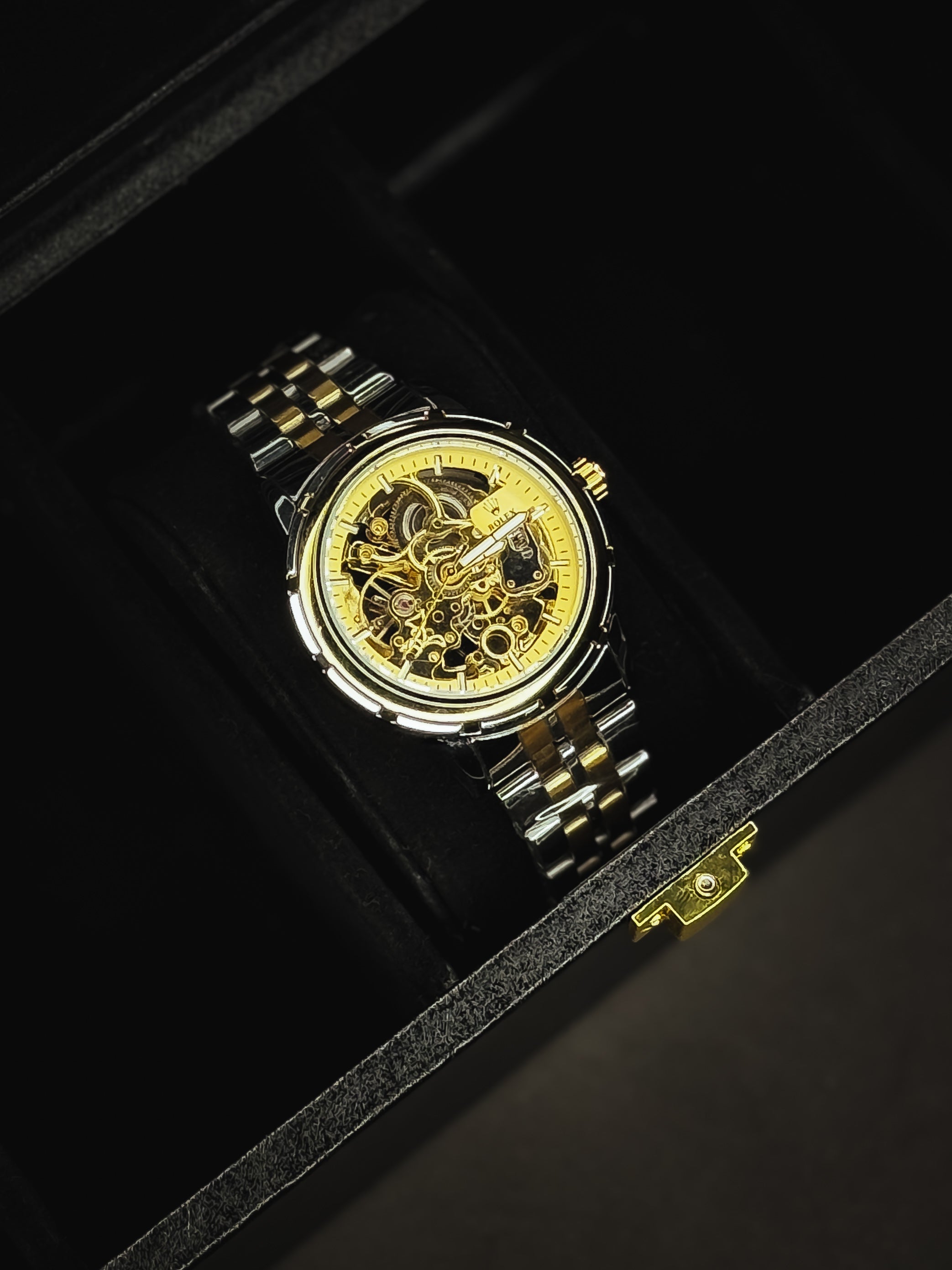 Rollie Automatic Skeleton Watch
